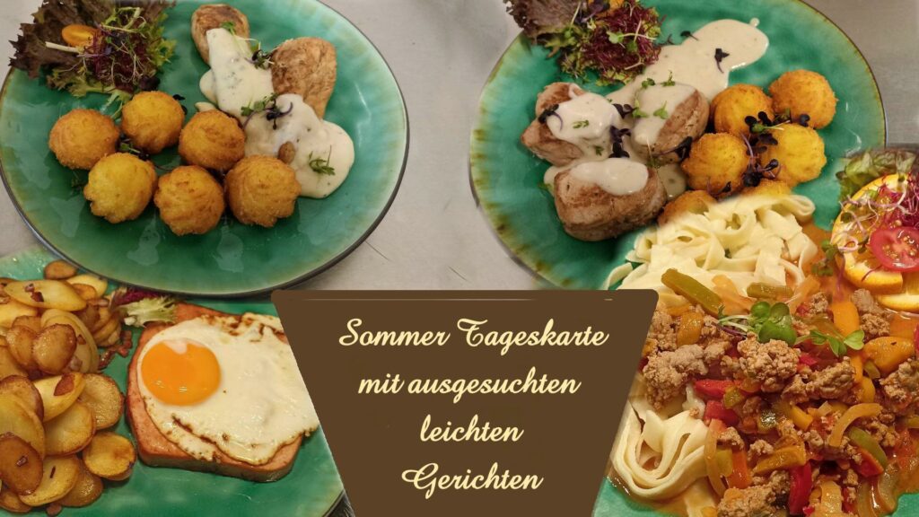 Sommer Tageskarte